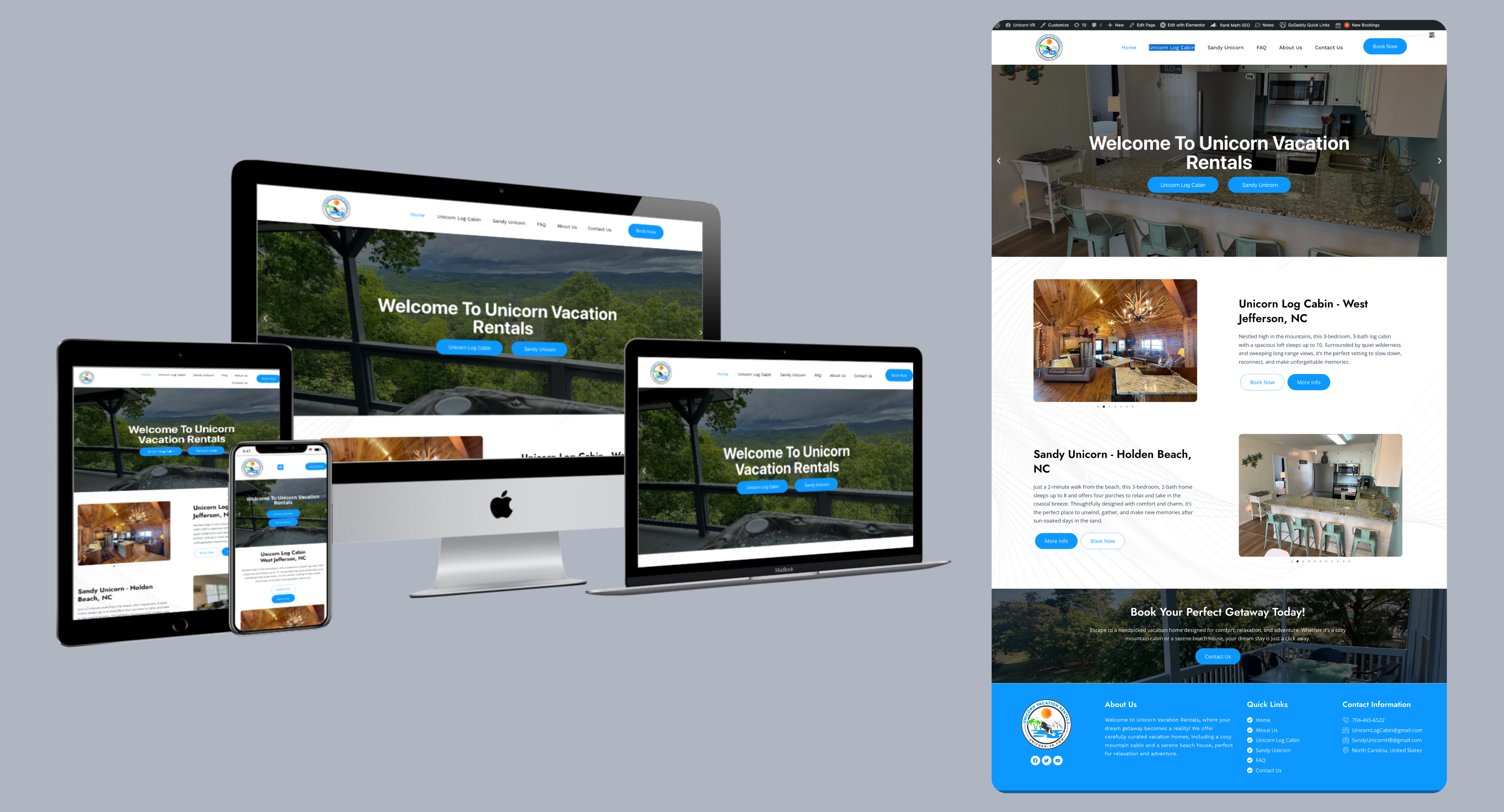 OB's Buy Box website design